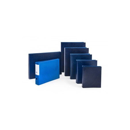 Cartella 4 anelli a D diam 25mm Blu A3 Vertic 42x30 Verticale